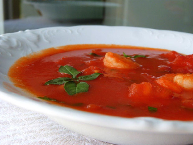 Fota: zupa pomidorowa z krewetka 2